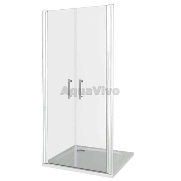Душевая дверь Good Door Mokka SD-90-C-WE 90, стекло прозрачное, профиль белый, с магнитным профилем