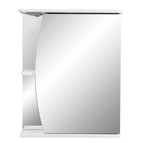 Шкаф-зеркало Stella Polar Лана 60/С, правый, с подсветкой, цвет белый - фото 1