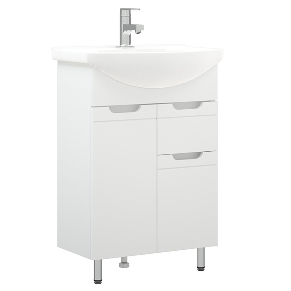 Мебель для ванной Corozo Лея 60 Z1, цвет белый