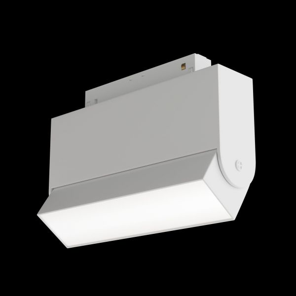 Трековый светильник Maytoni Technical Basis TR013-2-10W4K-W, арматура белая, плафон металл белый