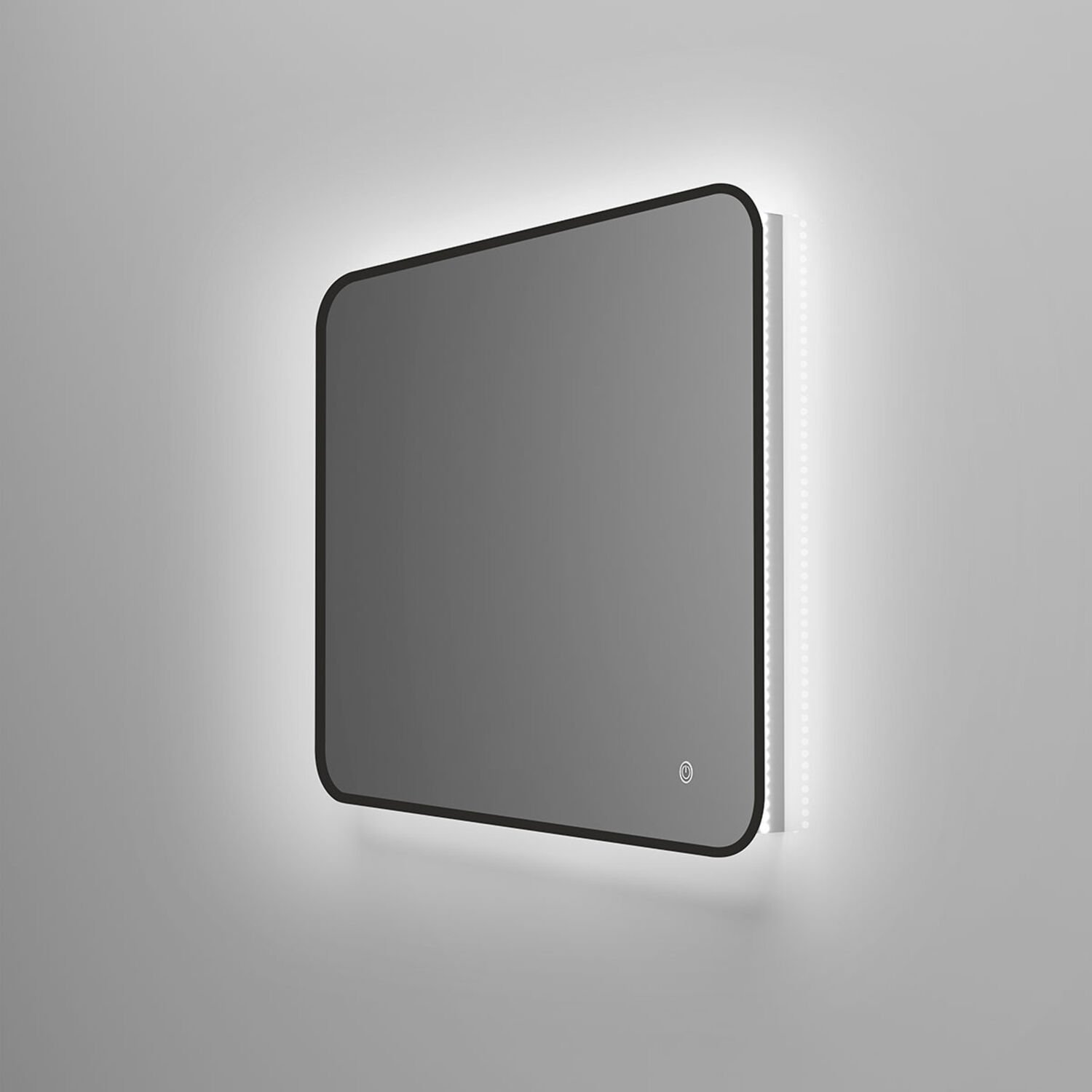 Зеркало Vincea VLM-3VC900B LED 90х70, с подсветкой, сенсорным выключателем и диммером, цвет черный - фото 1