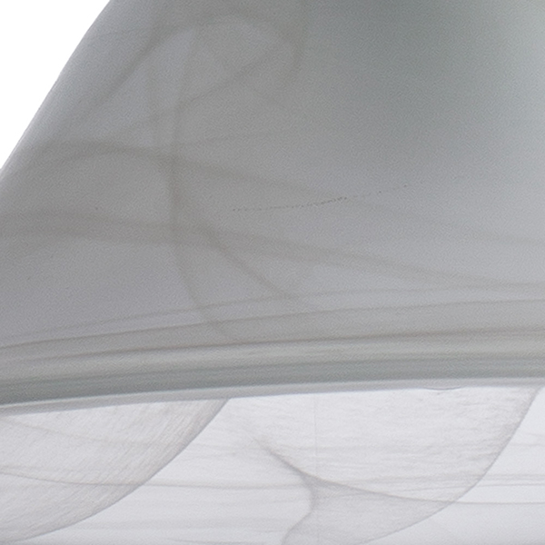 Подвесной светильник Arte Lamp Cucina A6430SP-1WH, арматура белая, плафон стекло белое, 36х36 см