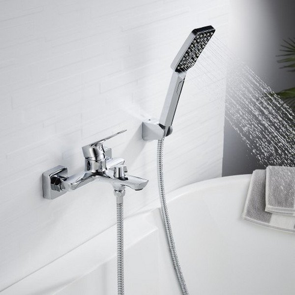 Смеситель Rossinka RS46-30 для ванны с душем, цвет хром - фото 1