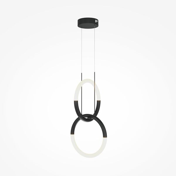 Подвесной светильник Maytoni Node MOD165PL-L18B3K, арматура черная, плафон белый