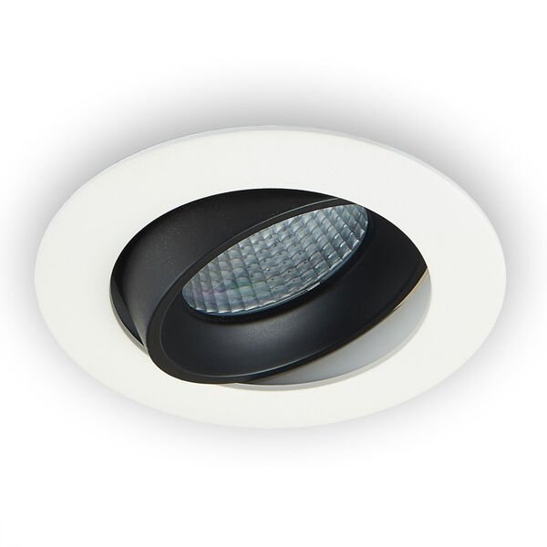 Потолочный светильник Citilux Альфа CLD001NW4, арматура белая, плафон полимер черный