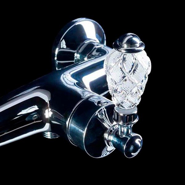 Смеситель Boheme Luxury Vogue Crystal 224-CRST для душа - фото 1