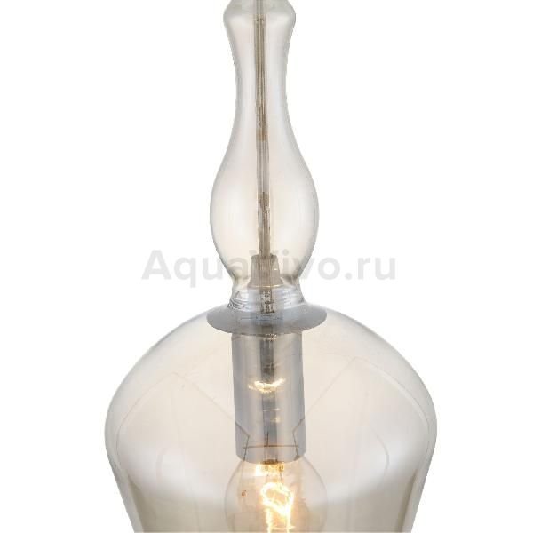 Подвесной светильник ST Luce Biorno SL364.103.01, арматура металл, цвет хром, плафон стекло, цвет желтый