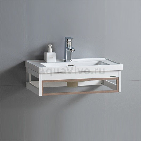 Мебель для ванной River Laura 50, цвет белый / бежевый - фото 1