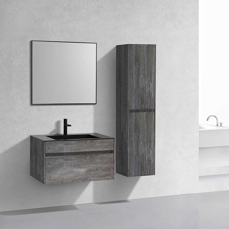 Мебель для ванной Vincea Chiara 80, с 1 ящиком, цвет серый камень