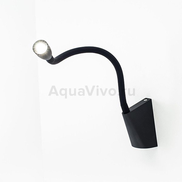Настенный светильник Citilux Декарт CL704341, арматура черная, плафон металл черный, 6х30 см