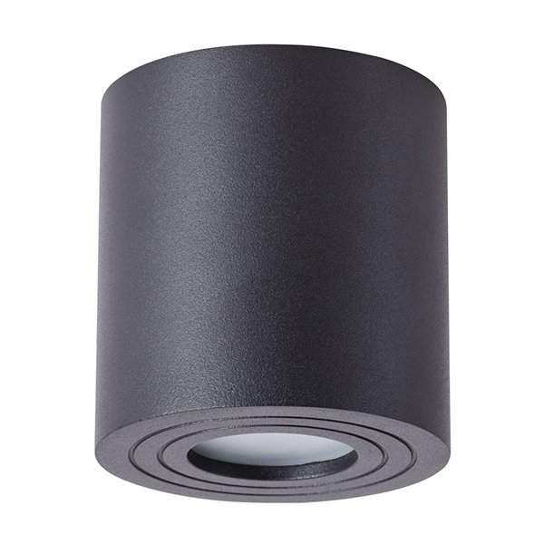 Потолочный светильник Arte Lamp Galopin A1460PL-1BK, арматура черная, плафон металл черный, 9х9 см