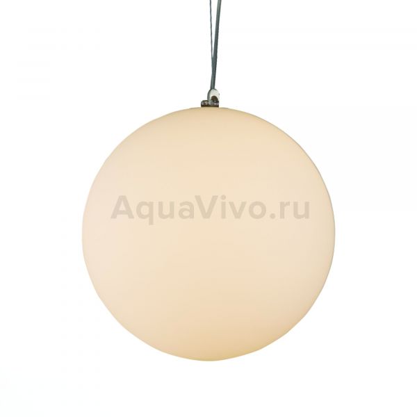 Подвесной светильник ST Luce Piegare SL290.513.01, арматура металл, цвет никель, плафон стекло, цвет белый