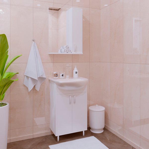 Мебель для ванной Corozo Колор 50, цвет белый