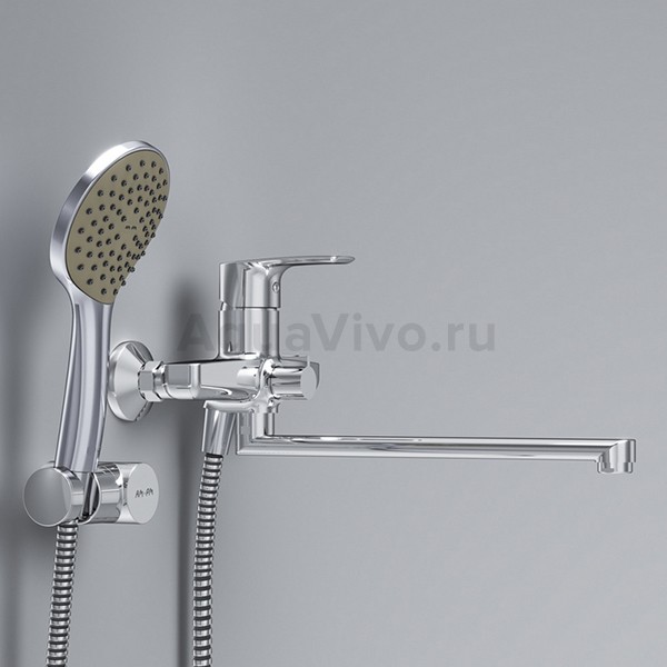 Смеситель AM.PM Gem F90A95000 для ванны с душем, цвет хром - фото 1