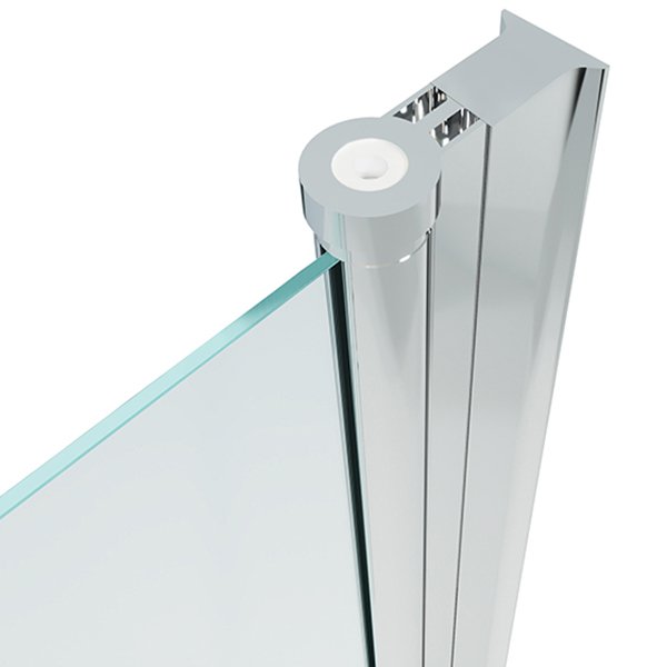 Душевая дверь Тритон Уно 90, стекло прозрачное, профиль хром - фото 1