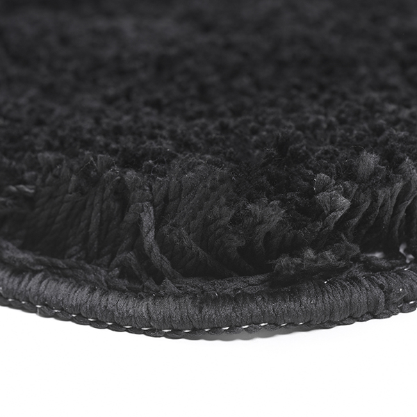 Коврик WasserKRAFT Kammel BM-8316 Black для ванной, 90x57 см, цвет черный - фото 1