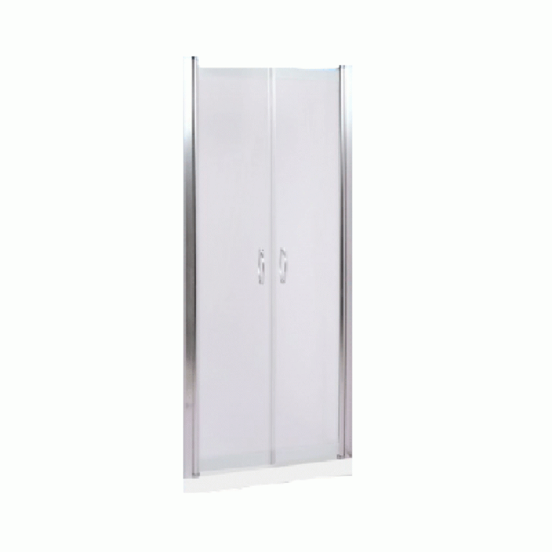 Душевая дверь River Suez 100 МТ 100x185, стекло матовое, профиль хром