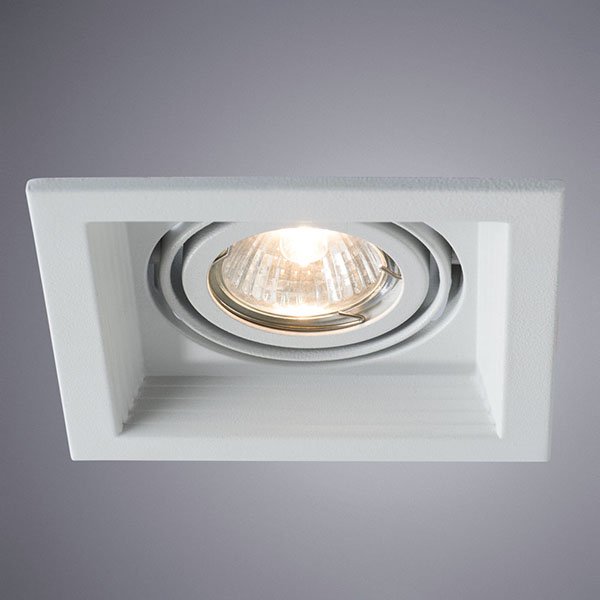 Точечный светильник Arte Lamp Canis A6661PL-1WH, арматура белая, 13х13 см - фото 1