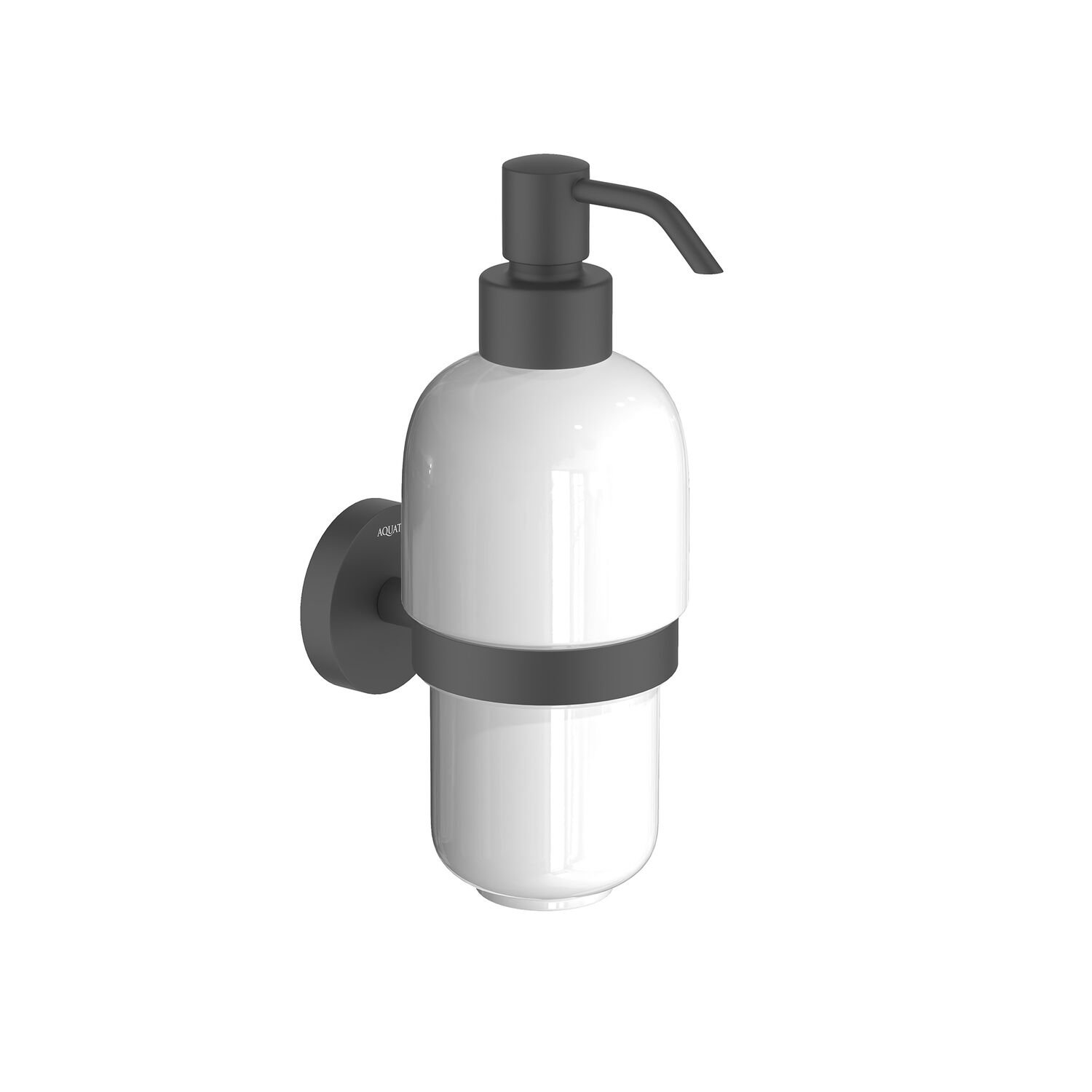 Дозатор Акватек Бетта AQ4605MB для жидкого мыла, подвесной, цвет матовый черный
