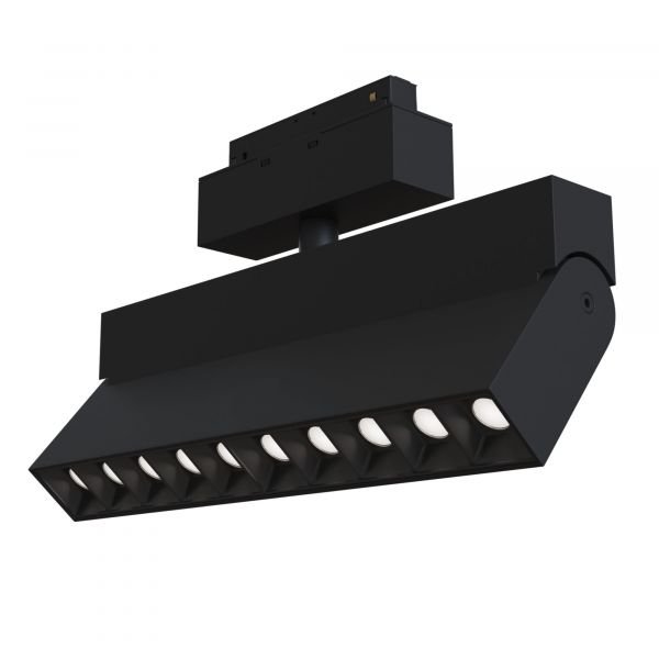 Трековый светильник Maytoni Technical Points TR015-2-20W3K-B, арматура черная, плафон металл черный