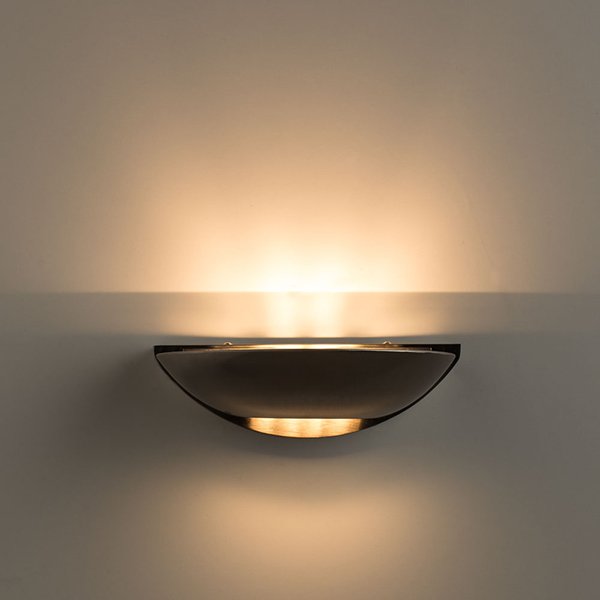 Бра Arte Lamp Interior A7107AP-1SS, арматура серебро, плафон стекло белое, 23х14 см - фото 1