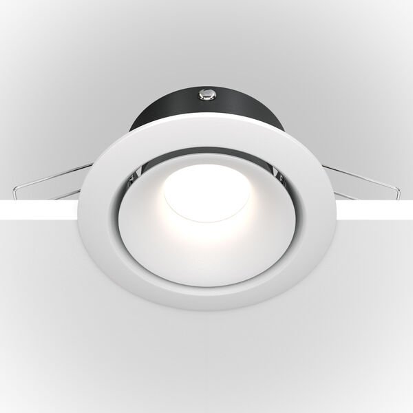 Точечный светильник Maytoni Technicali Yin DL030-2-01W, арматура белая