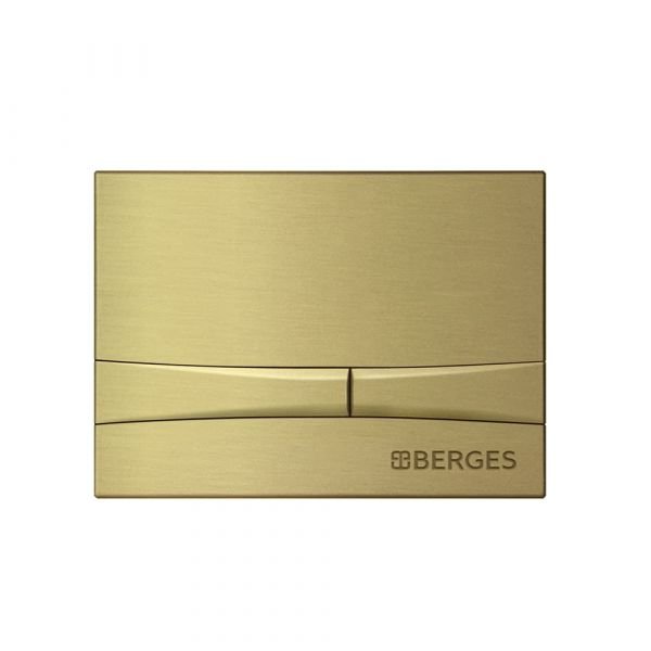 Кнопка смыва Berges Novum F8 040058 для унитаза, цвет бронза