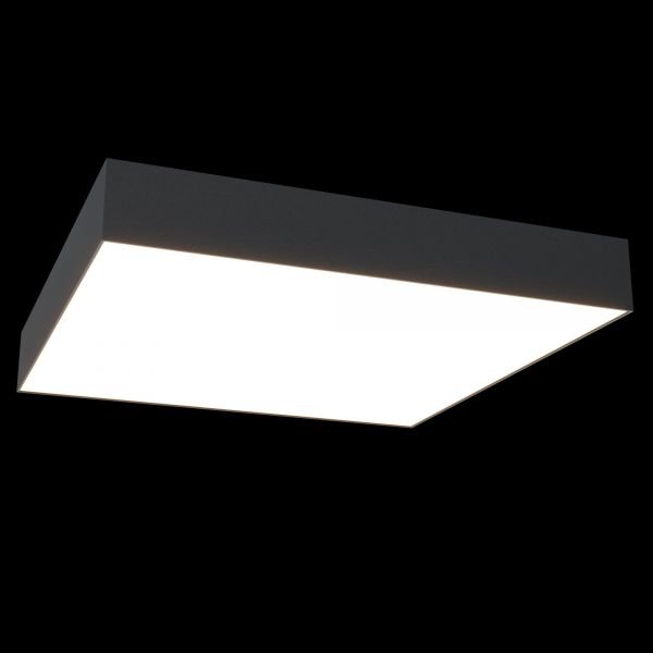 Потолочный светильник Maytoni Technical Zon C067CL-L48B3K, арматура черная, плафон пластик белый - фото 1