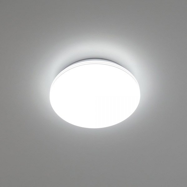 Потолочный светильник Citilux Симпла CL714240V, арматура белая, плафон полимер белый / хром, 29х29 см