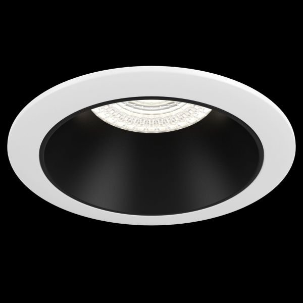 Встраиваемый светильник Maytoni Technical Share DL051-U-1WB, арматура черно-белая, плафон металл черно-белый - фото 1