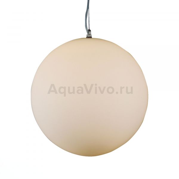 Подвесной светильник ST Luce Piegare SL290.553.01, арматура металл, цвет никель, плафон стекло, цвет белый