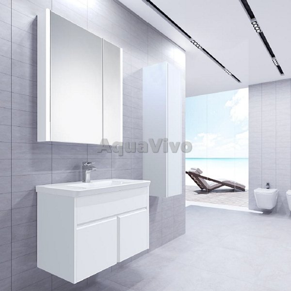 Мебель для ванной Roca Up 80, цвет белый глянец - фото 1