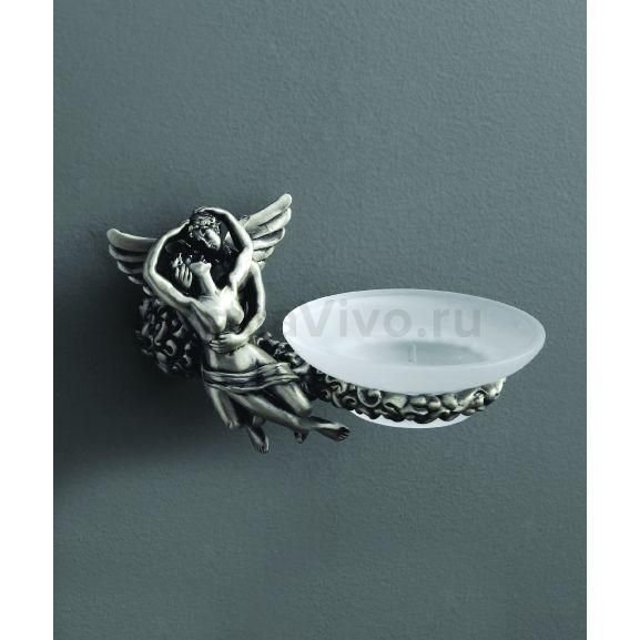 Мыльница Art & Max Romantic AM-B-0815-T, подвесная, цвет серебро