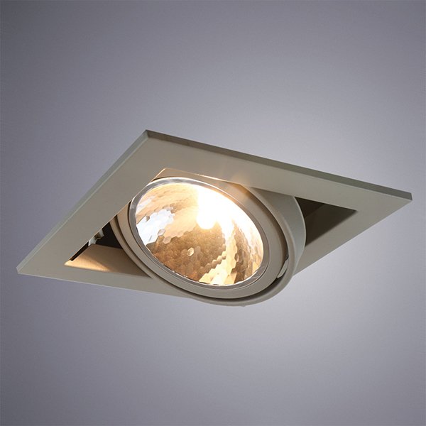Точечный светильник Arte Lamp Cardani Semplice A5949PL-1GY, арматура серая, 20х20 см