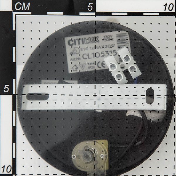 Бра Citilux Томми CL102310, арматура хром, плафон стекло дымчатое, 15х21 см - фото 1