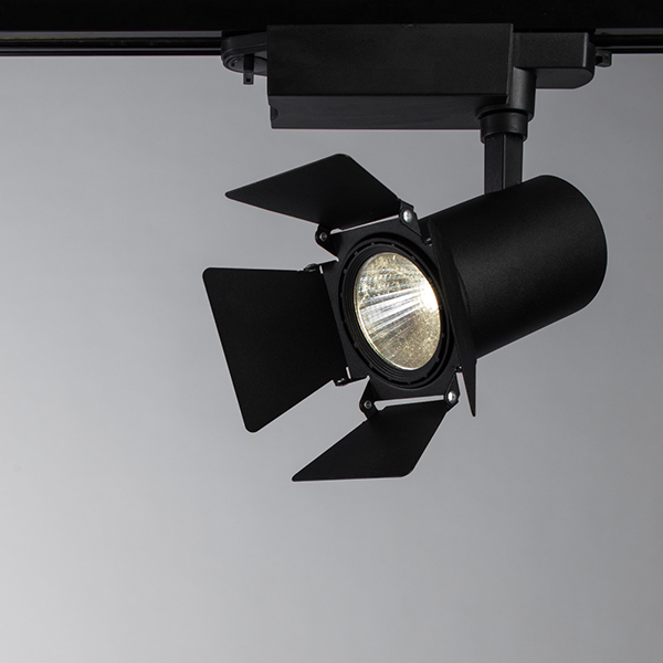 Спот Arte Lamp Falena A6720PL-1BK, арматура черная, плафон металл черный, 11х15 см - фото 1