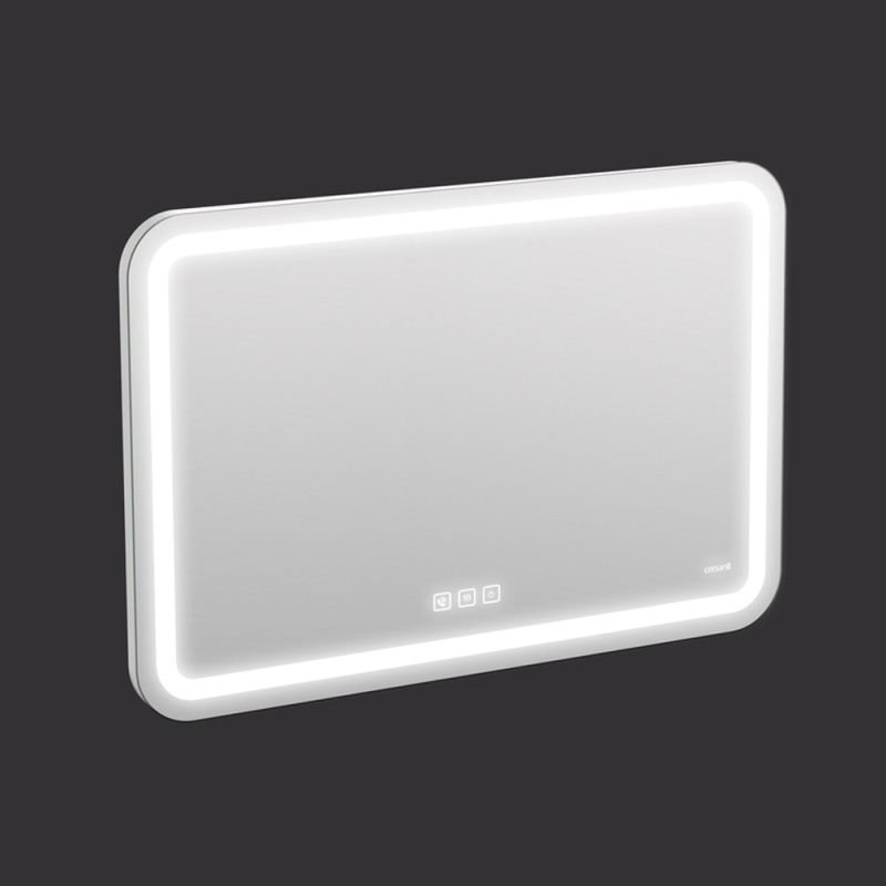 Зеркало Cersanit LED 051 Design Pro 80x55, с подсветкой, с функцией антизапотевания и Bluetooth