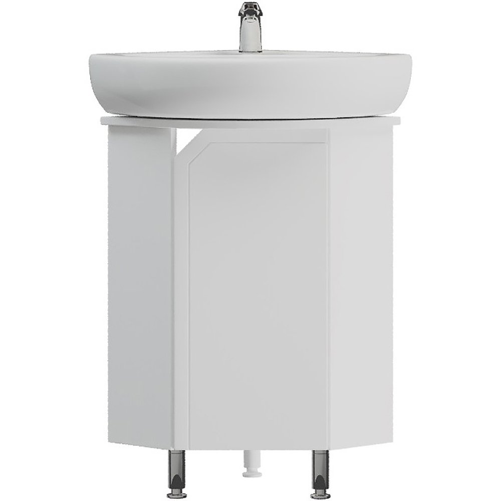 Мебель для ванной Corozo Сириус 40, угловая, цвет белый