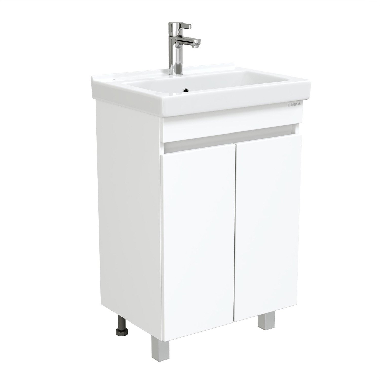 Мебель для ванной Оника Милтон Квадро 55, цвет белый