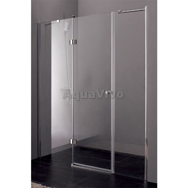 Душевая дверь Cezares VERONA-W-B-13-40+60/40-C-Cr 140, стекло прозрачное, профиль хром