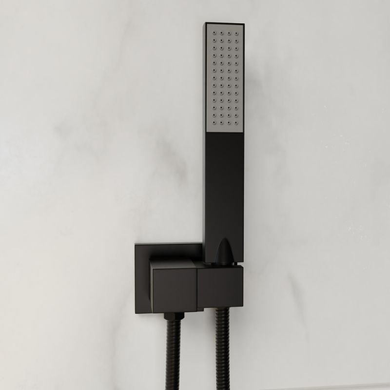 Душевой комплект RGW Shower Panels SP-55 B, встраиваемый, цвет черный