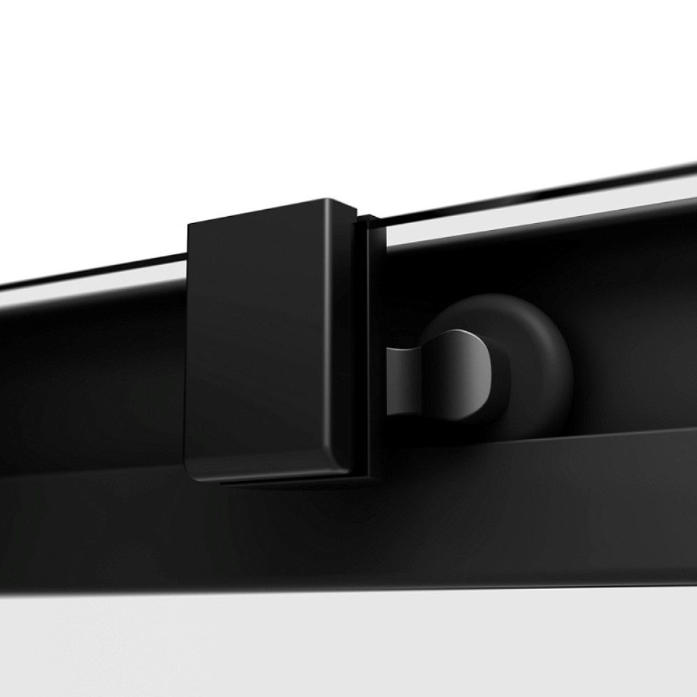 Душевой уголок AM.PM Func Square Slide 120х80, стекло прозрачное, профиль черный матовый