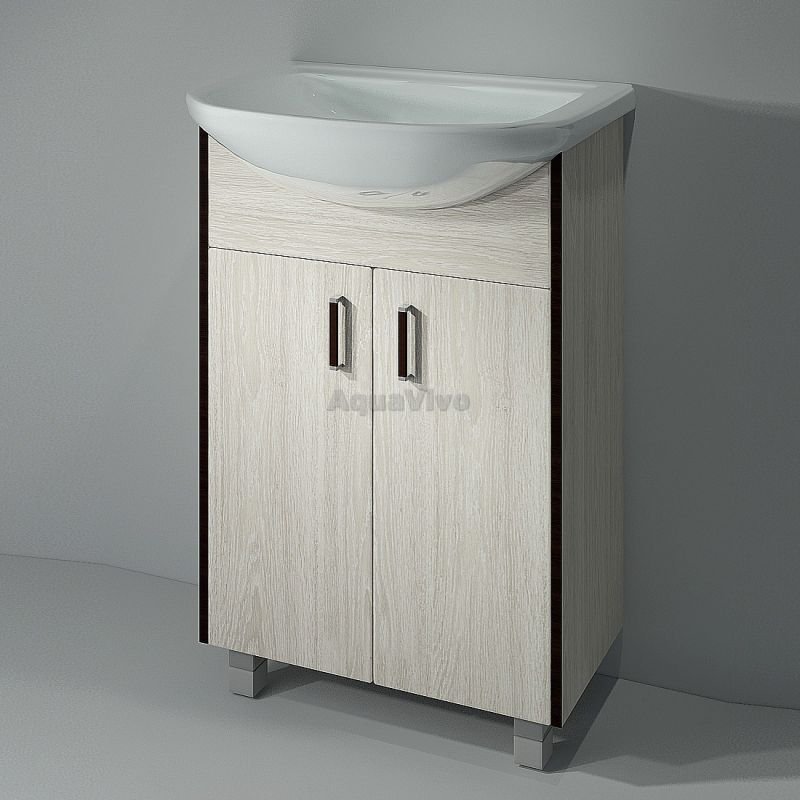 Мебель для ванной Какса-А Винтер 55, напольная, цвет винтерберг