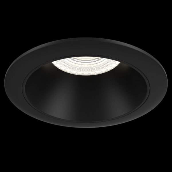 Встраиваемый светильник Maytoni Technical Share DL051-U-1B, арматура черная, плафон металл черный - фото 1