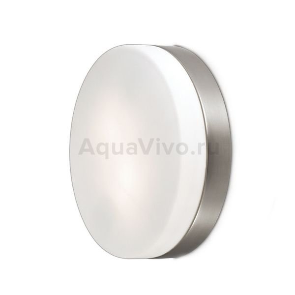Настенно-потолочный светильник Odeon Light Presto 2405/1C, арматура цвет серый/никель, плафон/абажур стекло, цвет белый