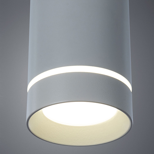 Подвесной светильник Arte Lamp Altais A6110SP-2WH, арматура белая, плафон металл белый, 5х5 см - фото 1