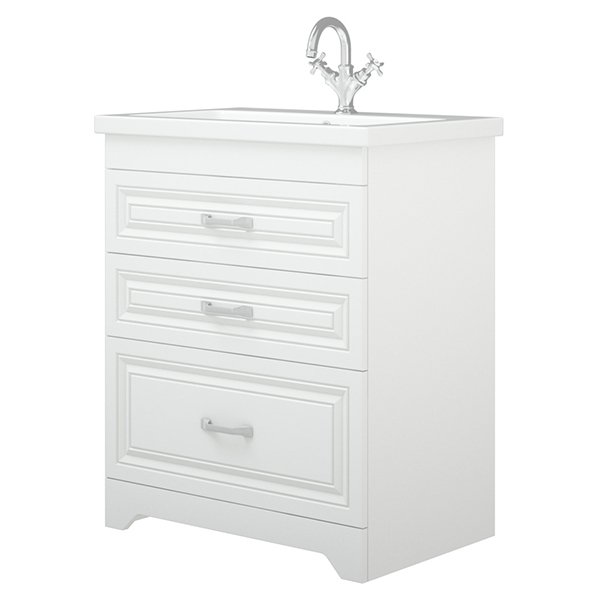 Мебель для ванной Corozo Каролина Z3 70, цвет белый - фото 1