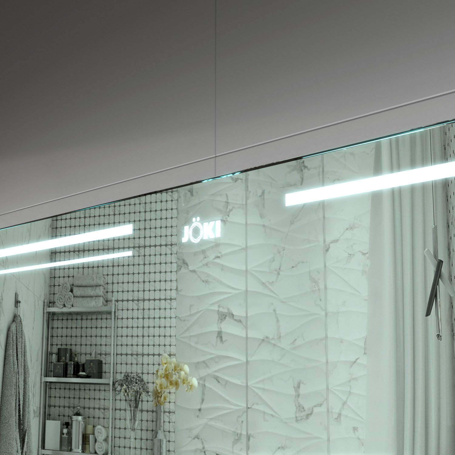 Зеркало Joki Onni 100x70, c подсветкой и диммером, функцией антизапотевания - фото 1