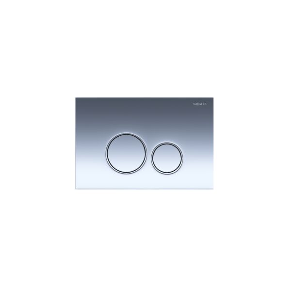 Кнопка смыва Акватек 005B KDI-0000018 для унитаза, цвет хром глянцевый