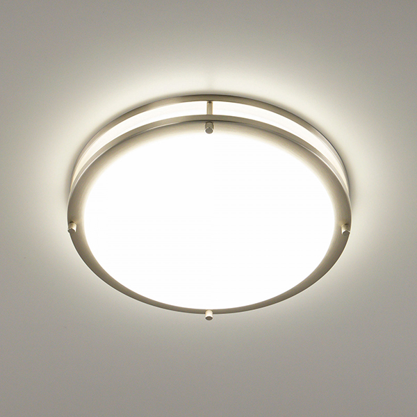 Потолочный светильник Citilux Бостон CL709321N, арматура хром, плафон полимер белый, 36х36 см - фото 1